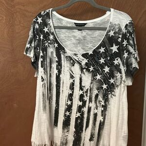 XL Rock &Republic Flag Shirt